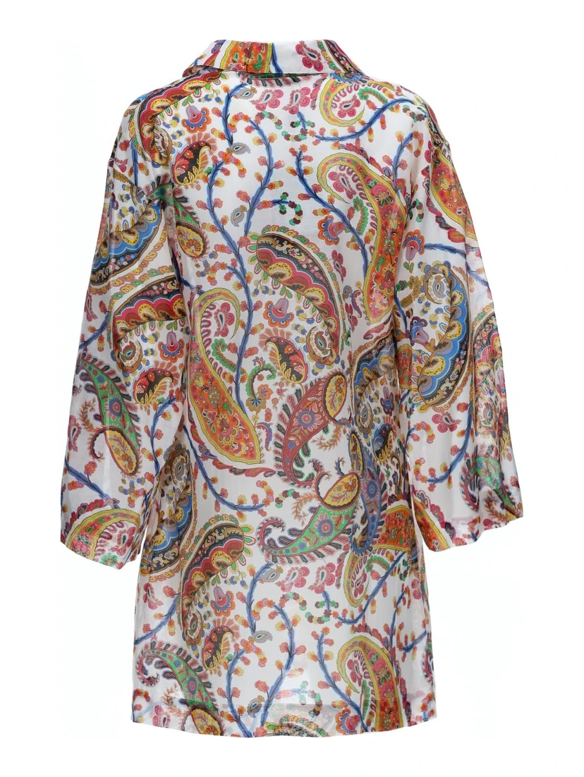 MINI DRESS WITH "PAISLEY" PRINT
