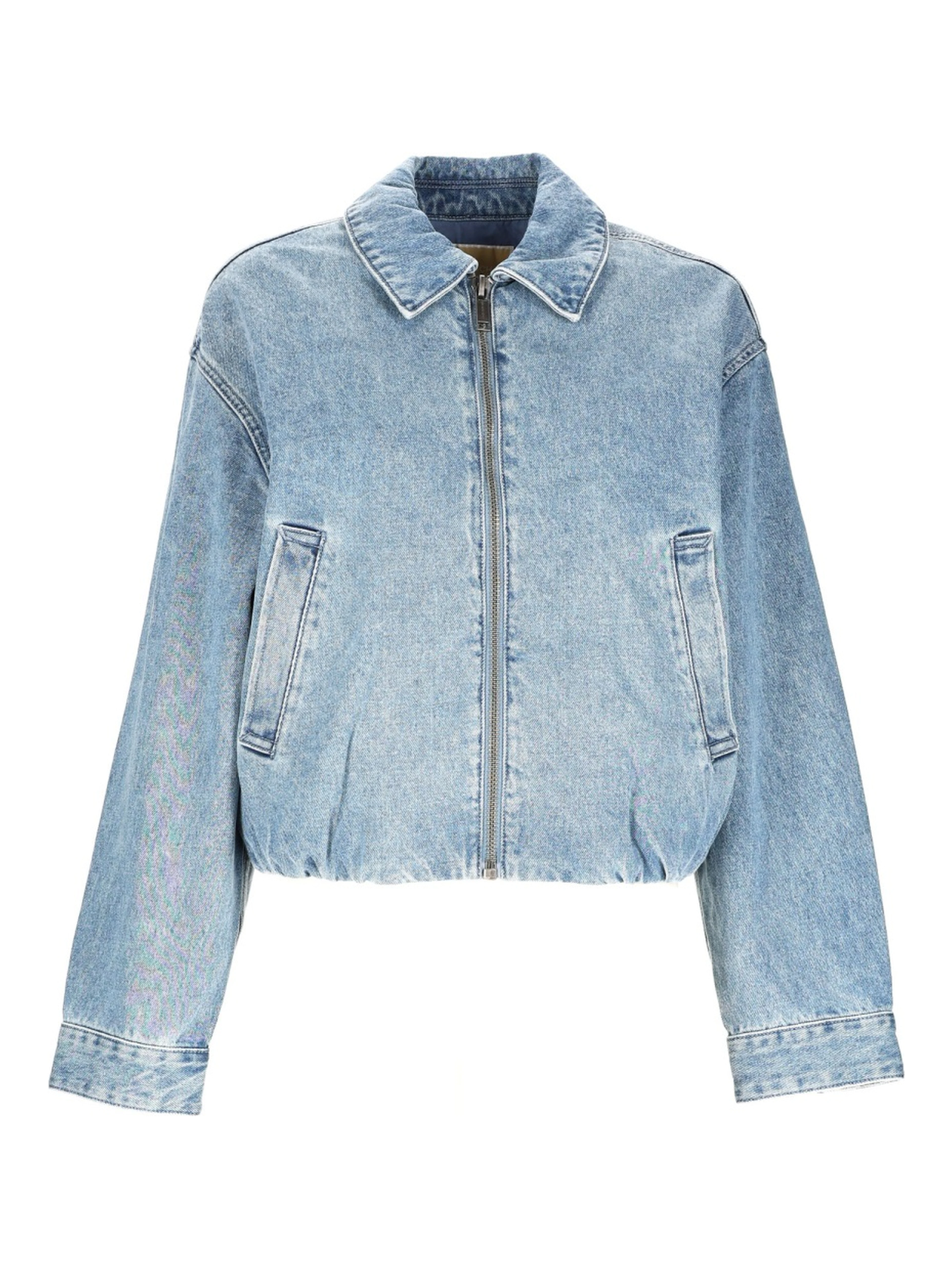 DENIM BOMBER JACKET