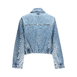 DENIM BOMBER JACKET