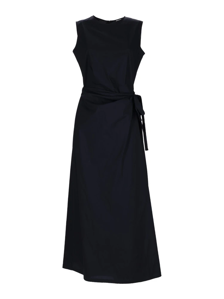 MIDI DRESS WITH DRAPE