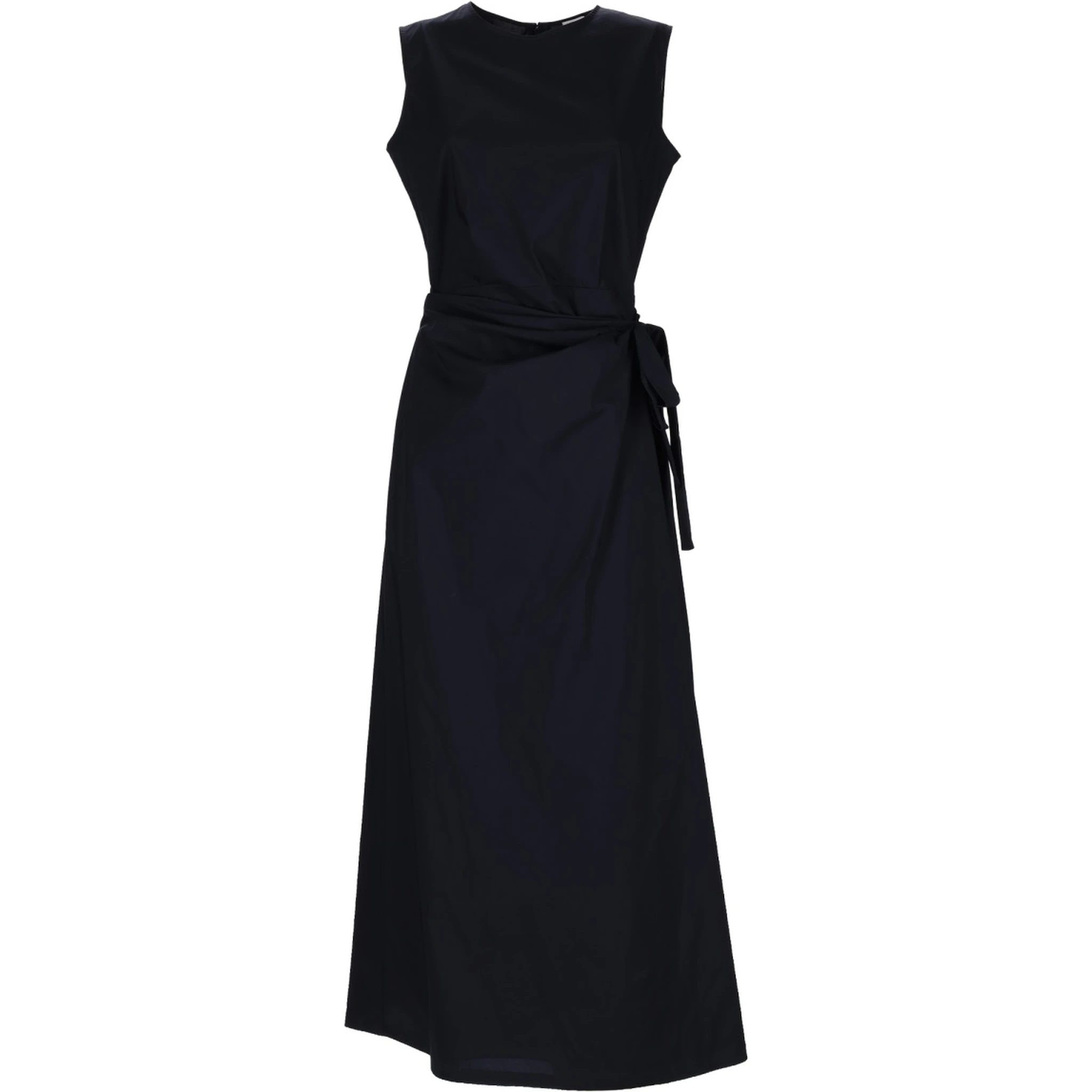 MIDI DRESS WITH DRAPE