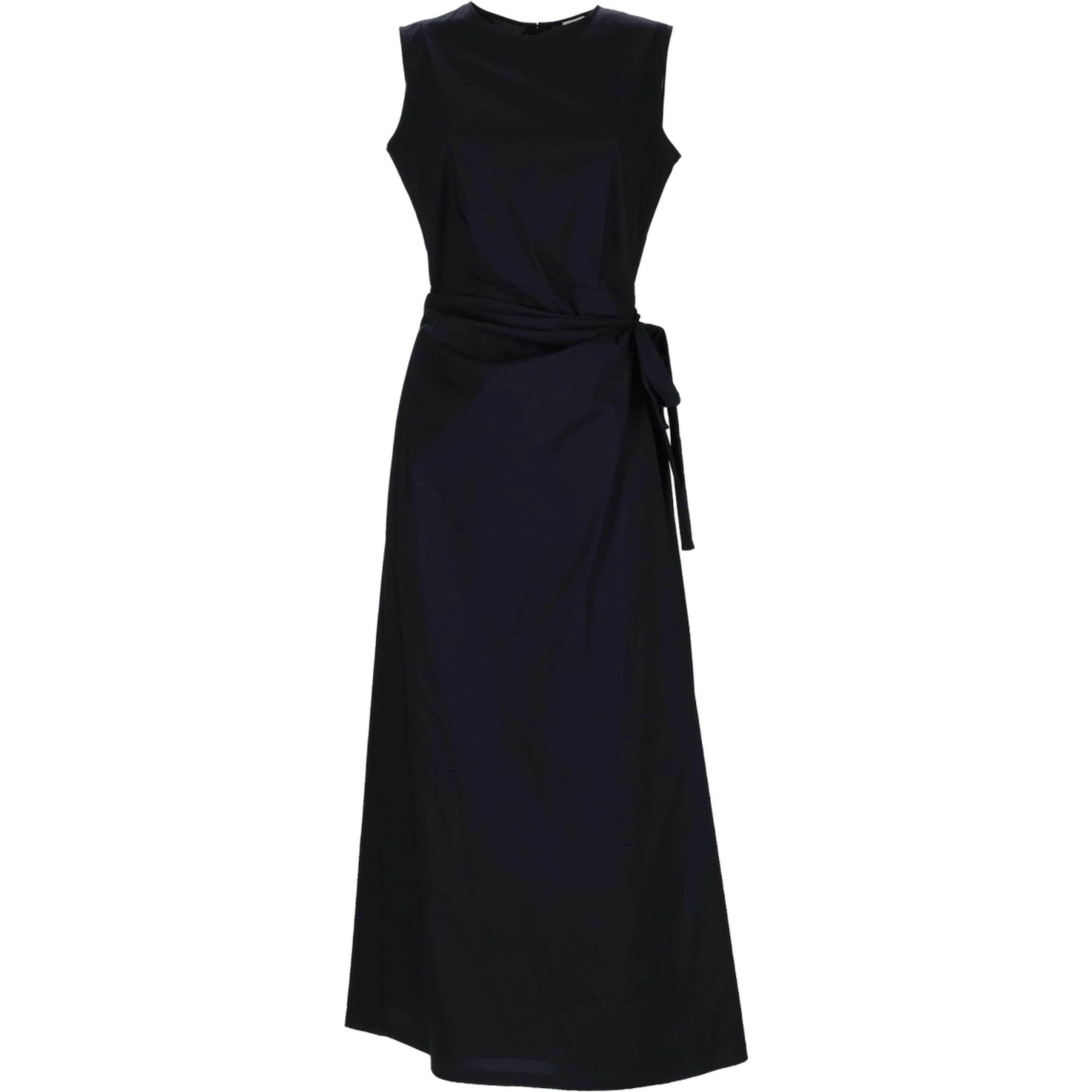 MIDI DRESS WITH DRAPE