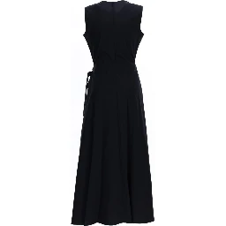 MIDI DRESS WITH DRAPE
