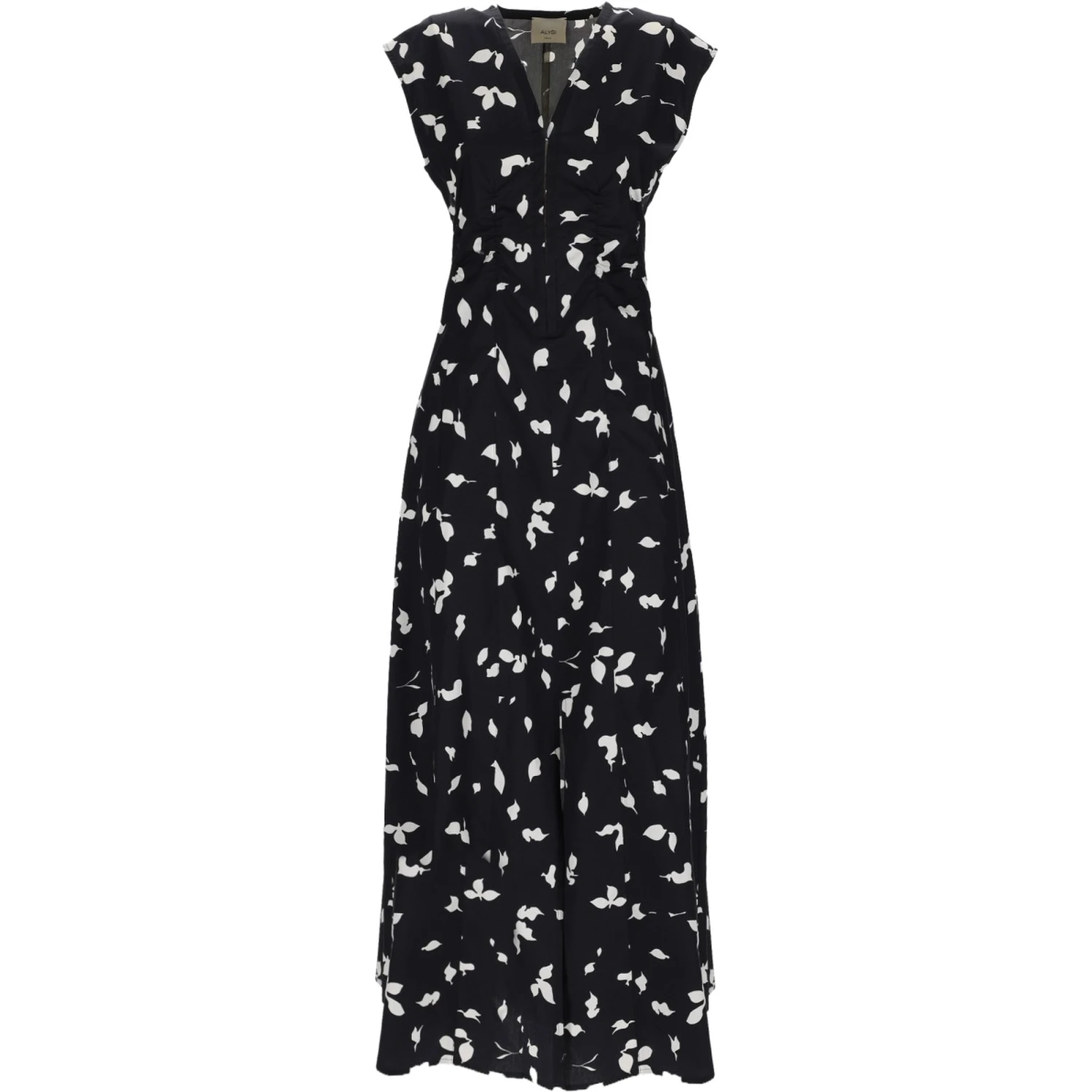 V-NECK LONG DRESS