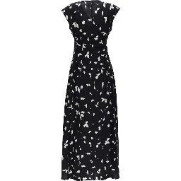 V-NECK LONG DRESS