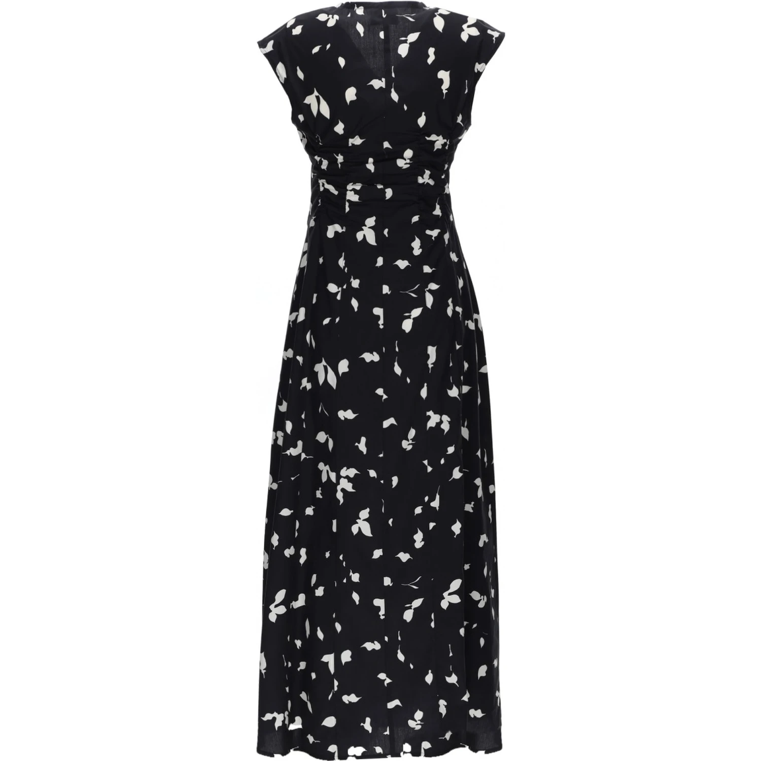 V-NECK LONG DRESS