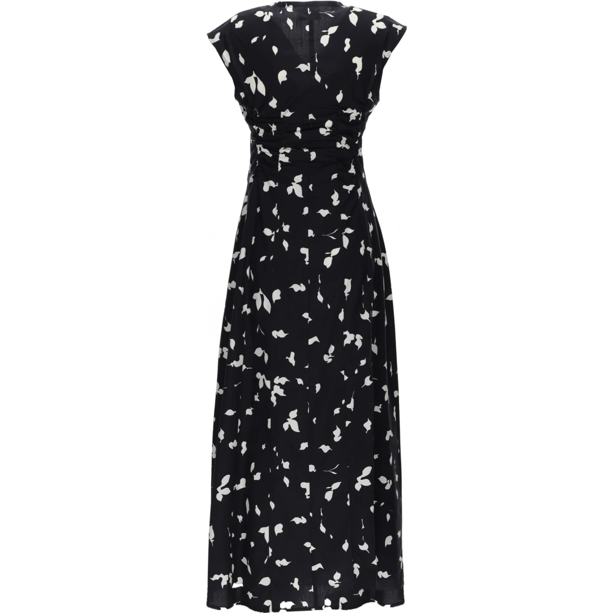 V-NECK LONG DRESS
