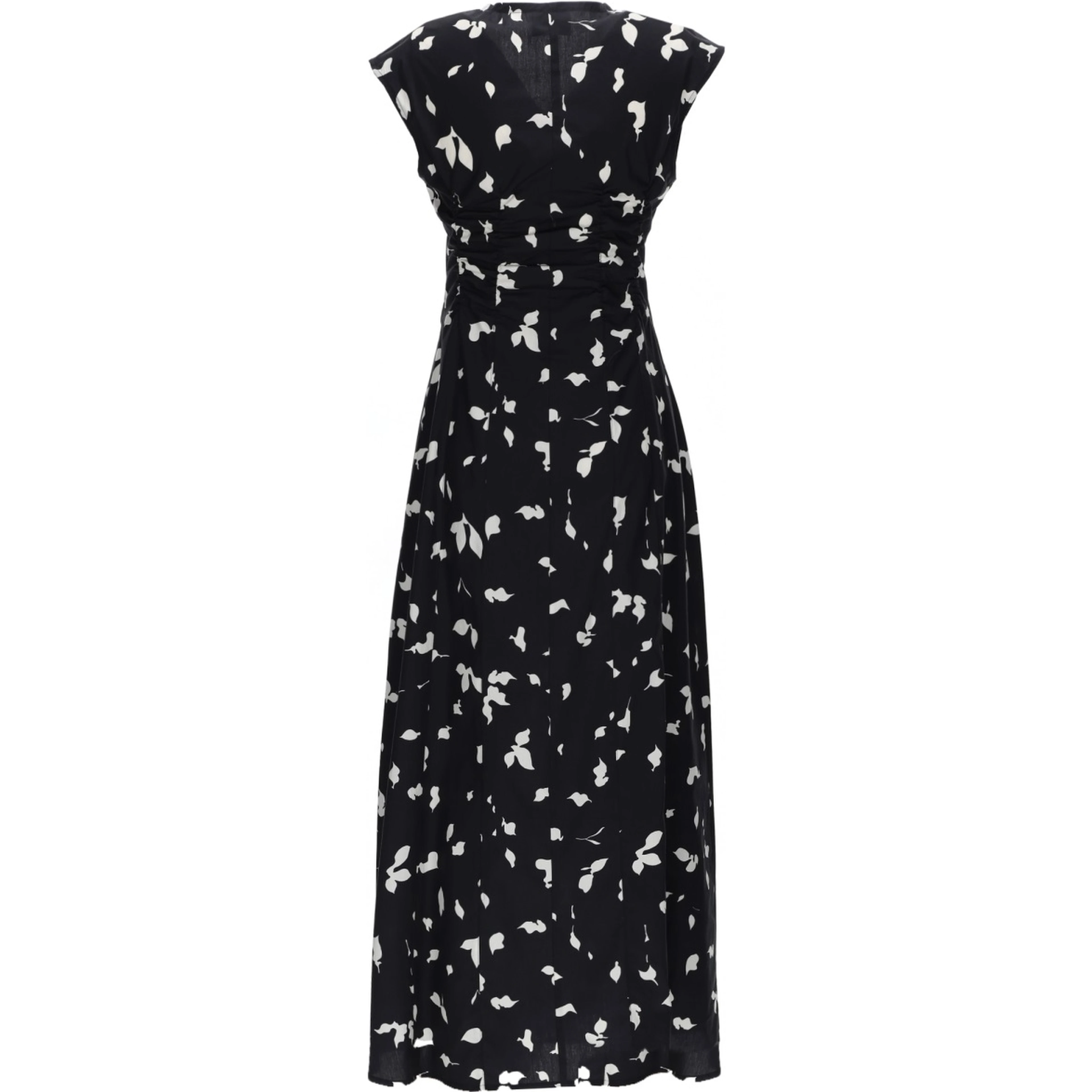 V-NECK LONG DRESS