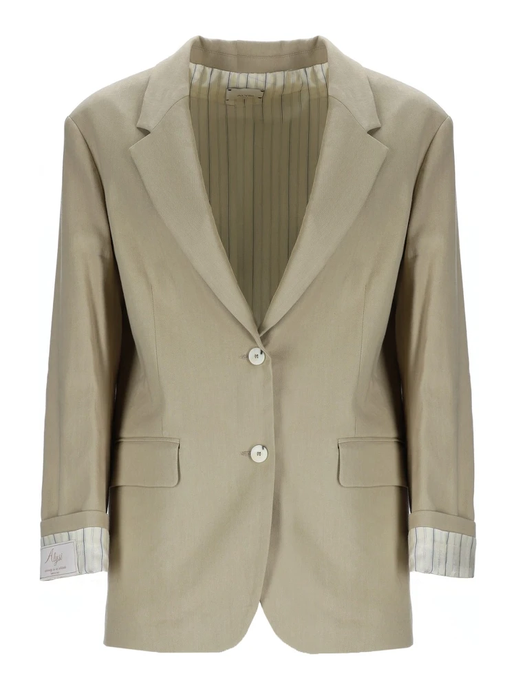 LINEN BLEND BLAZER