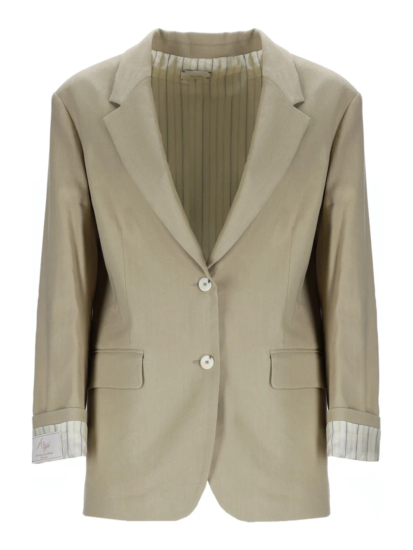 LINEN BLEND BLAZER
