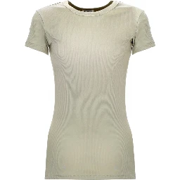 "FINE RIB" T-SHIRT