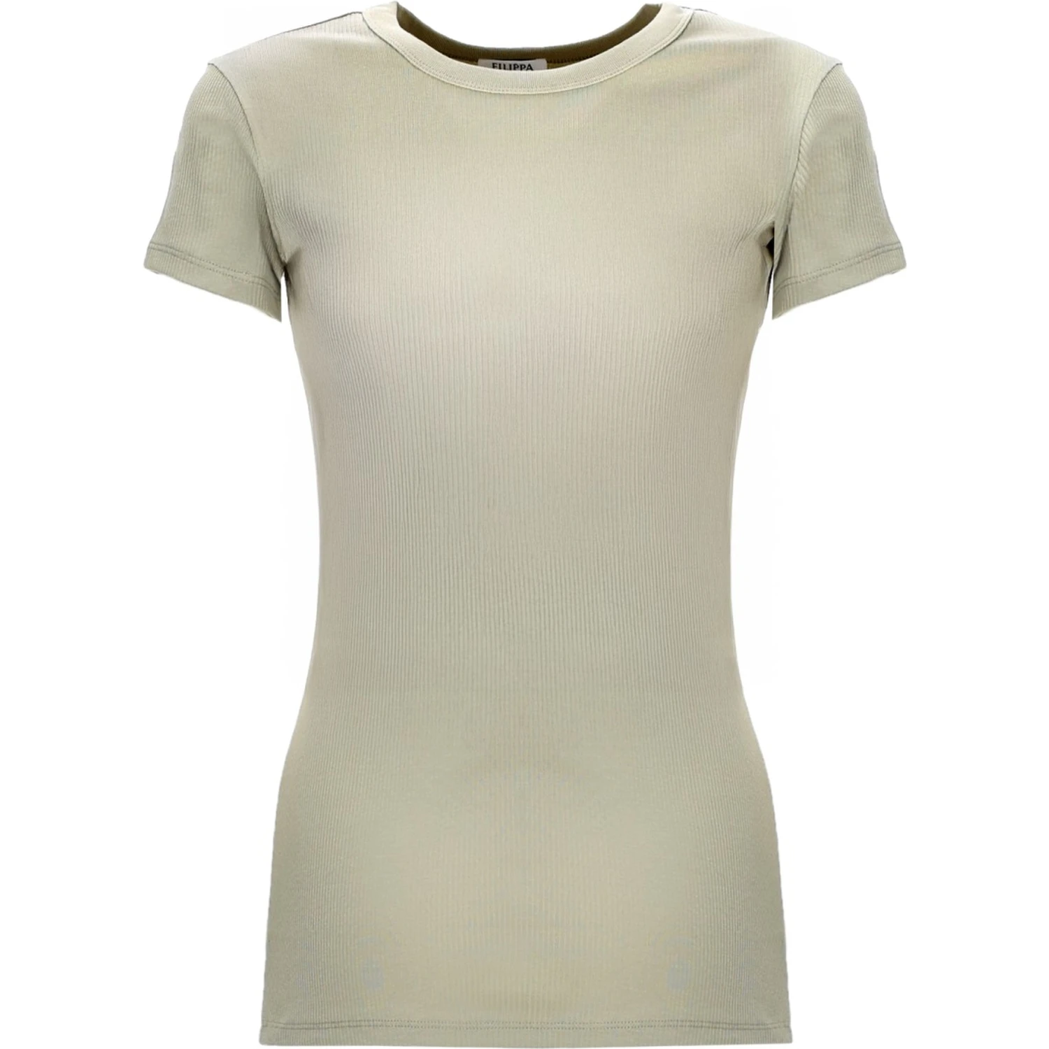 "FINE RIB" T-SHIRT