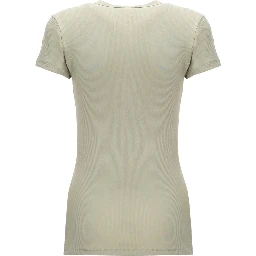 "FINE RIB" T-SHIRT