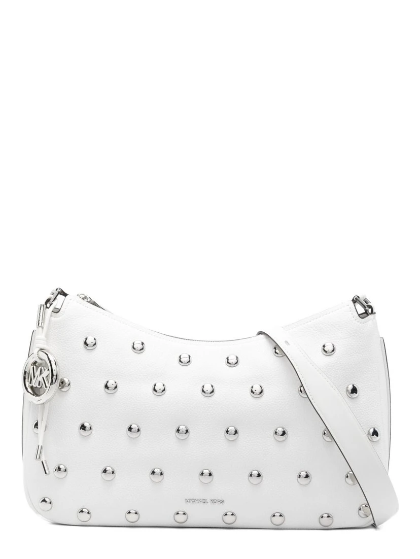 Nolita Small Studded Suede Shoulder Bag
