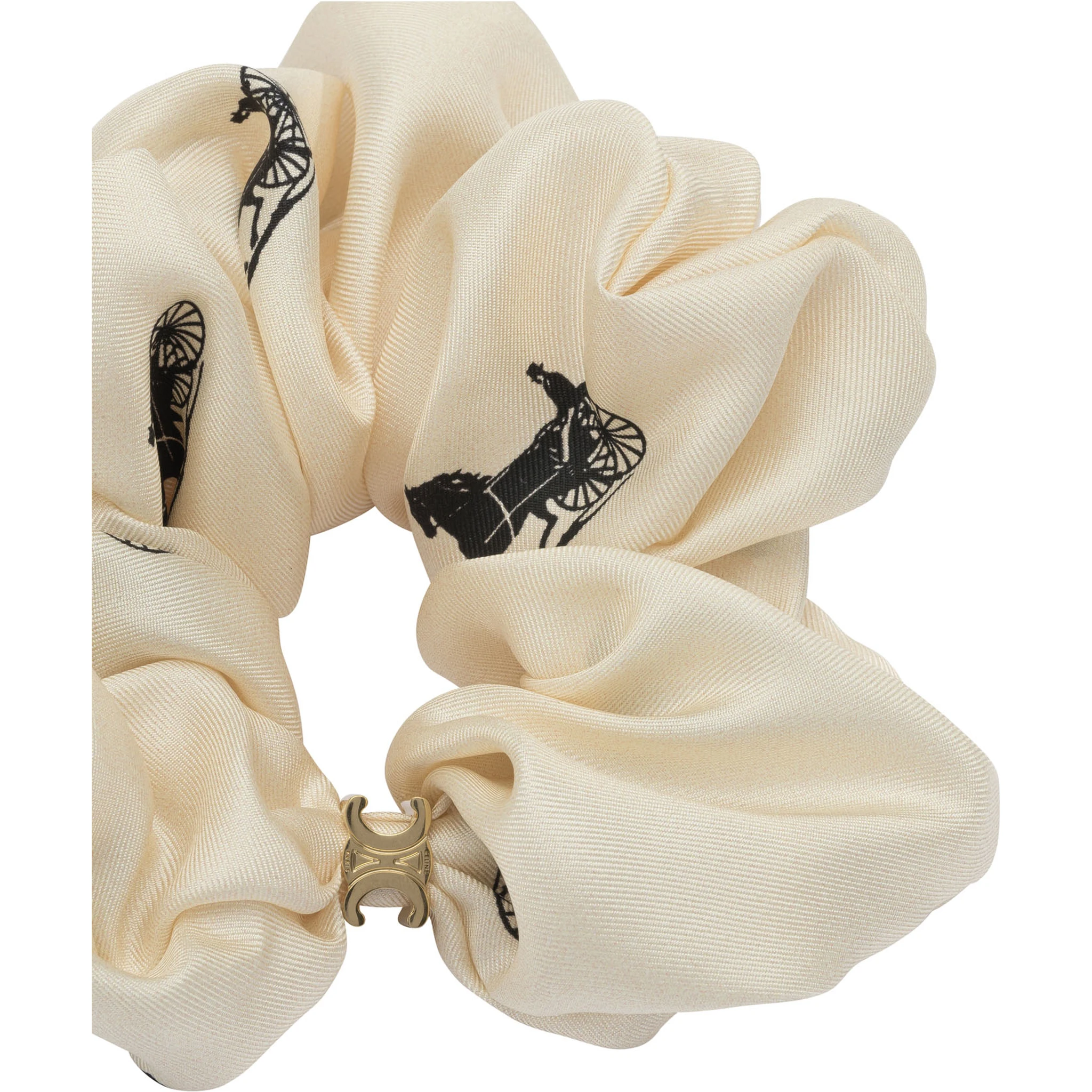 "C Sulky" silk scrunchy