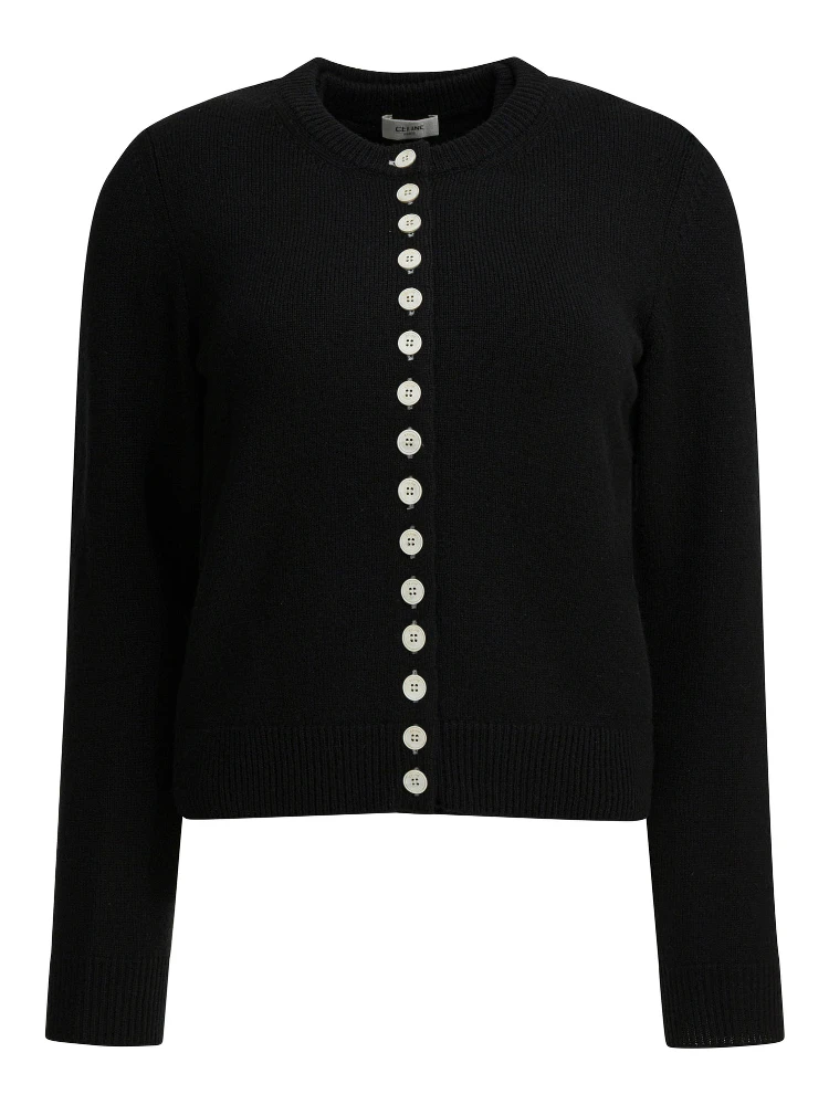 Cashmere cardigan with tank top