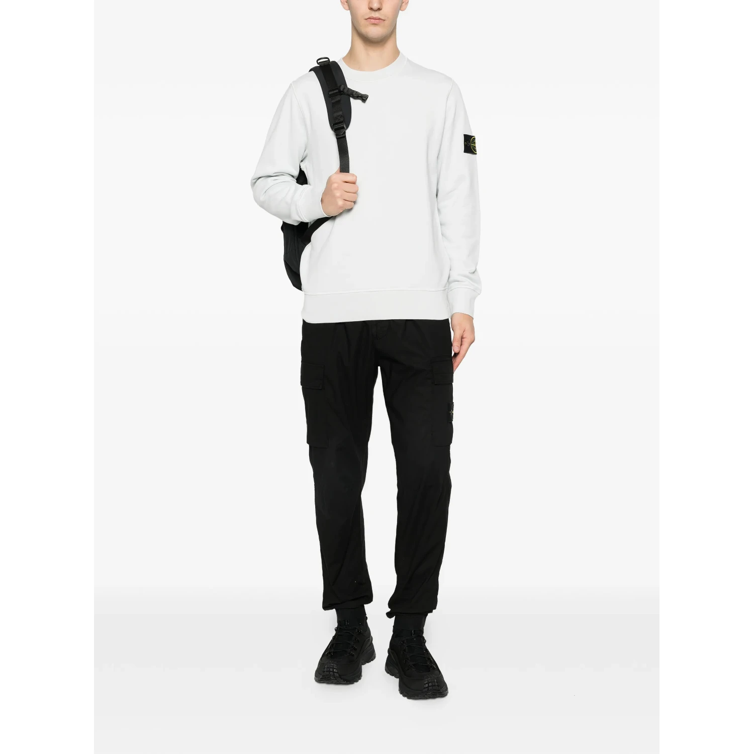 Stone Island Sweaters Grey