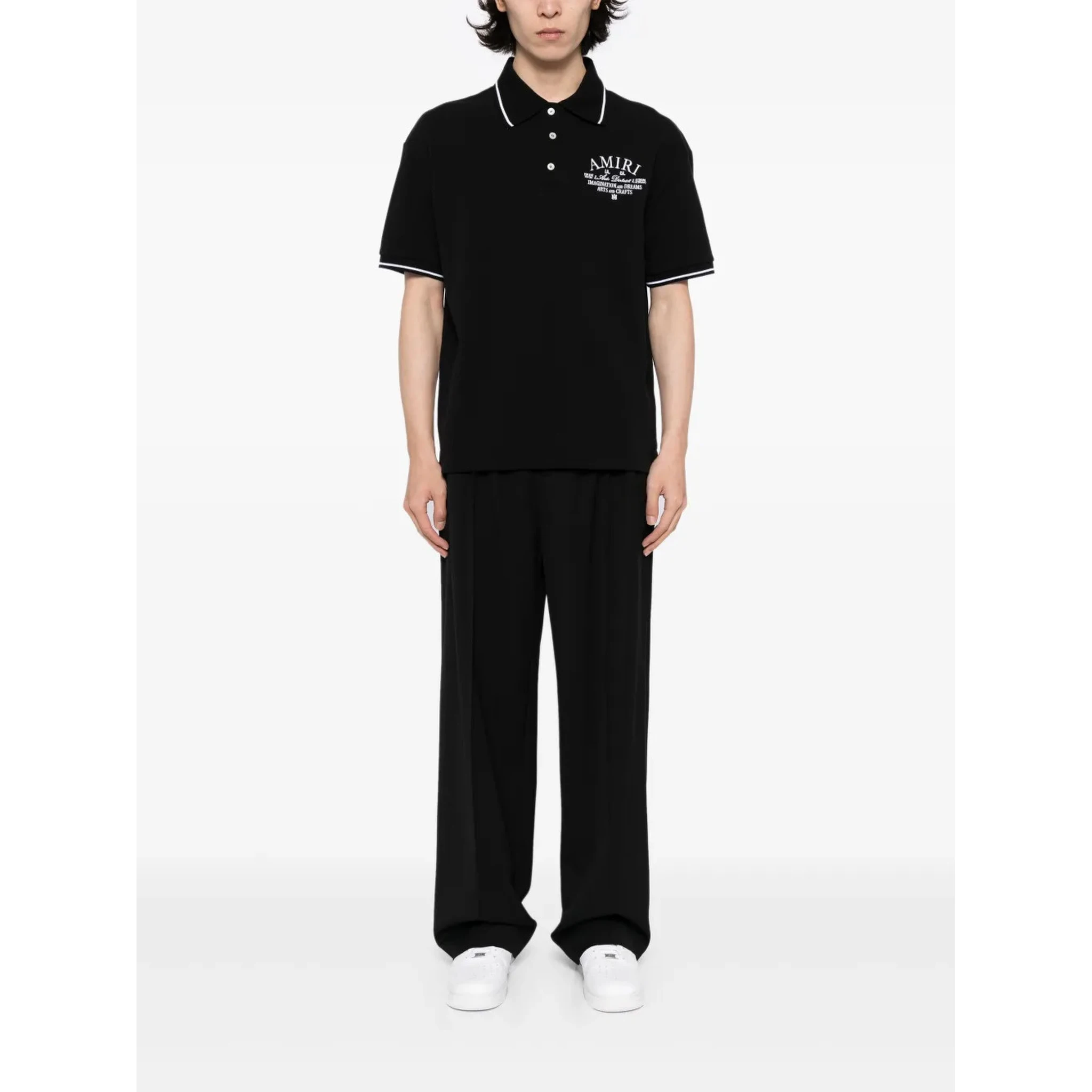 Amiri  T-shirts and Polos Black