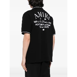 Amiri  T-shirts and Polos Black