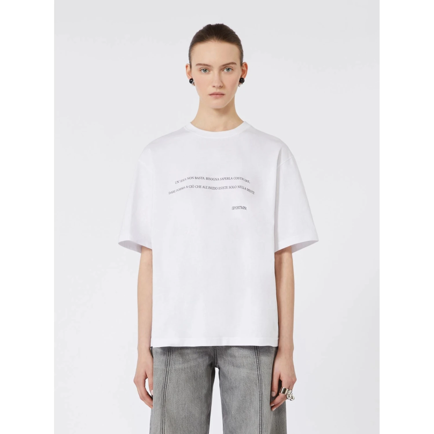 SportMax T-shirts and Polos White