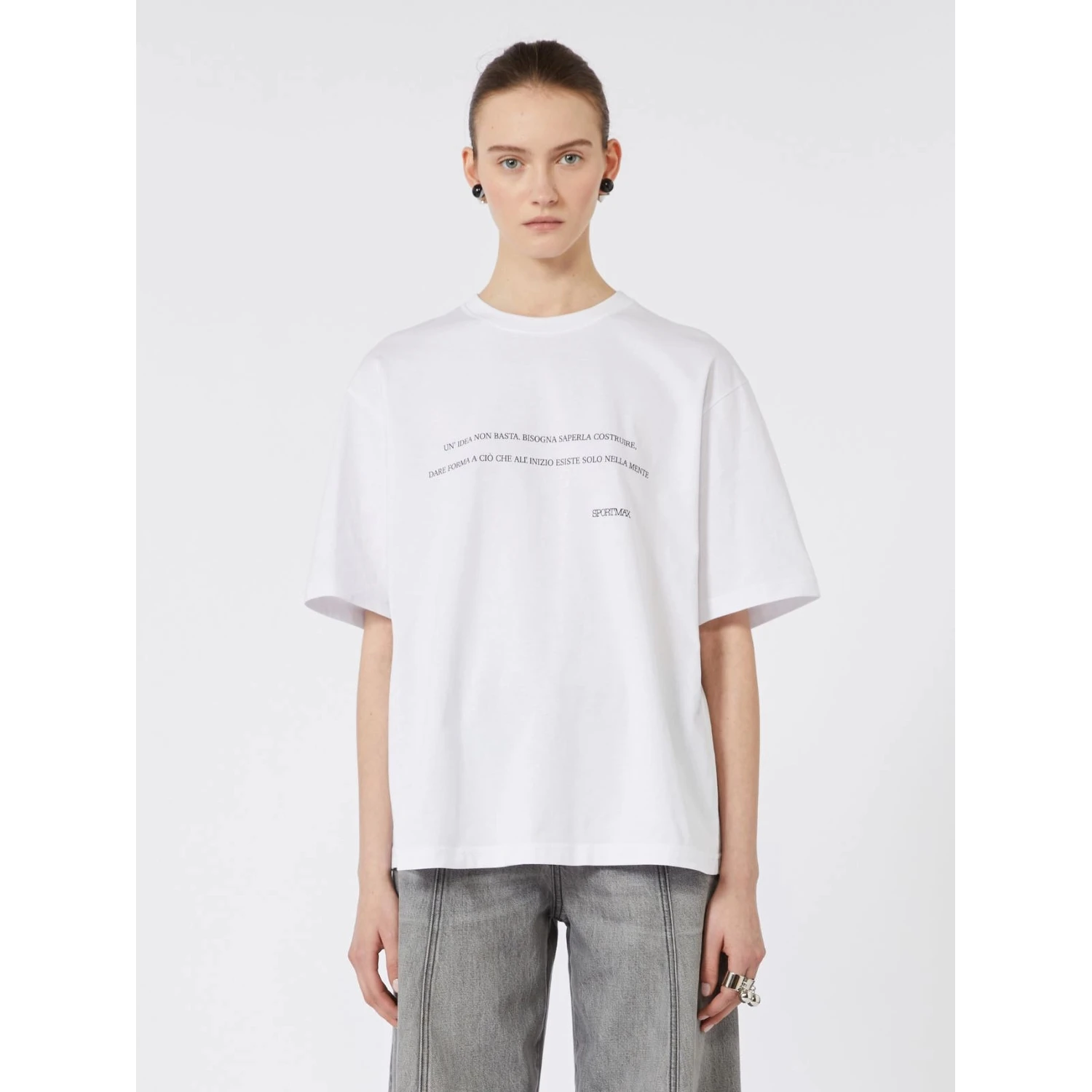SportMax T-shirts and Polos White