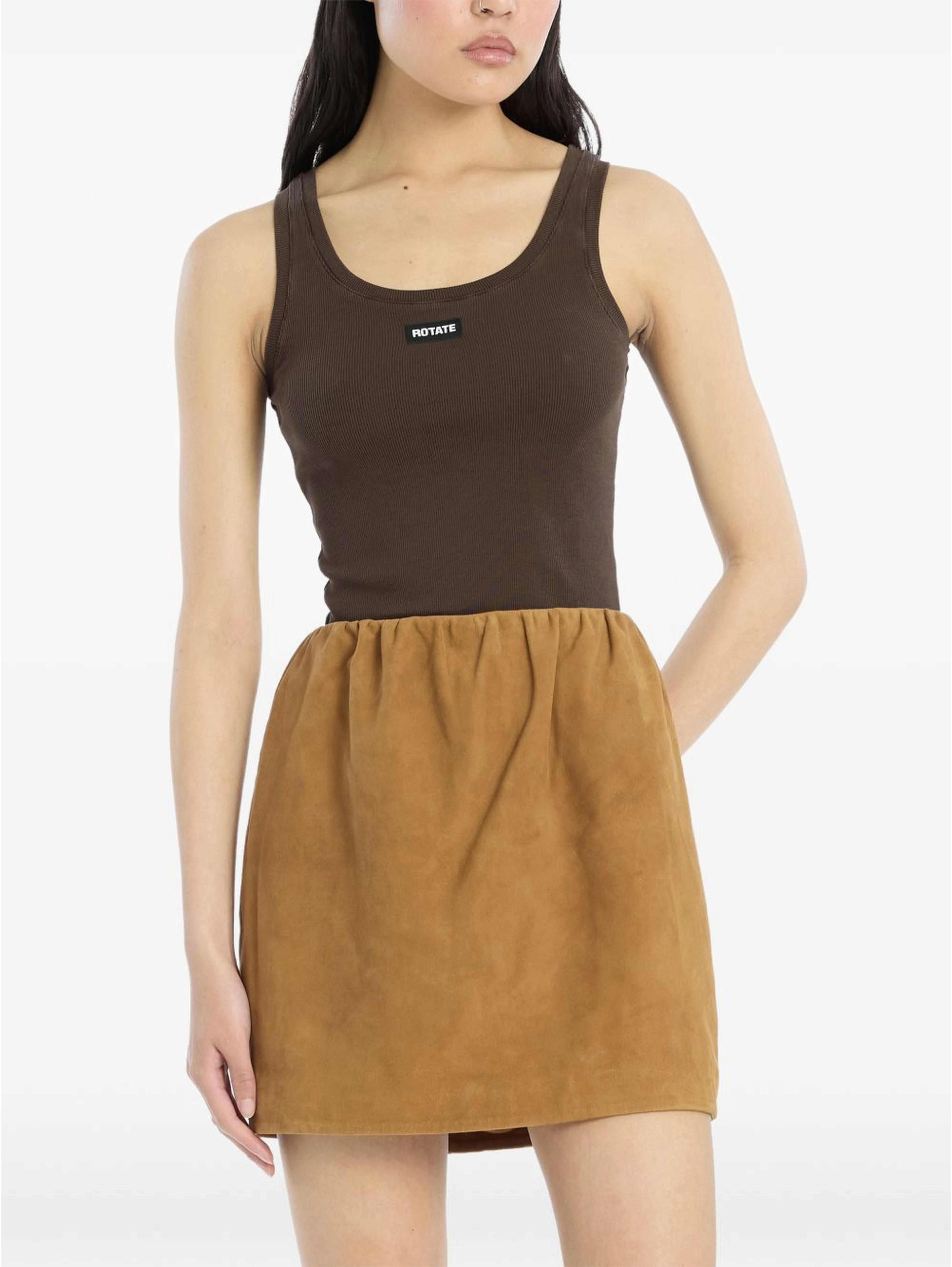 Rotate T-shirts and Polos Brown