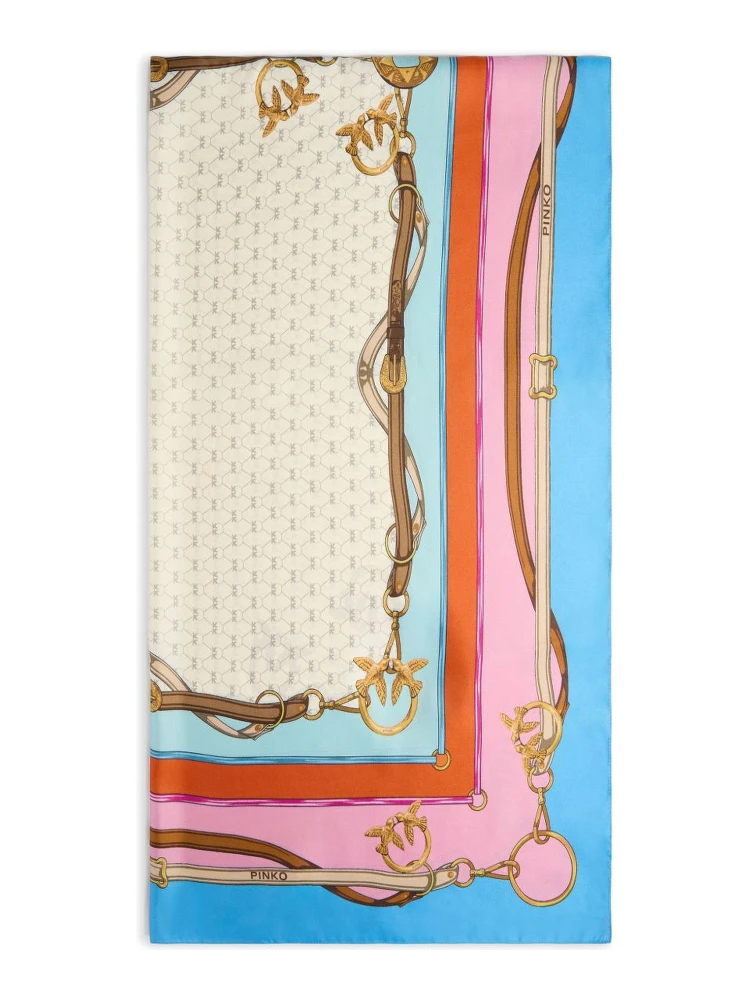 Pinko Scarfs Light Blue