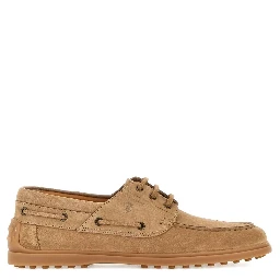 حذاء تودز مسطح بني اللون