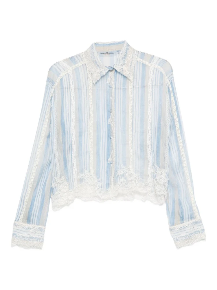 Ermanno Scervino Shirts Light Blue
