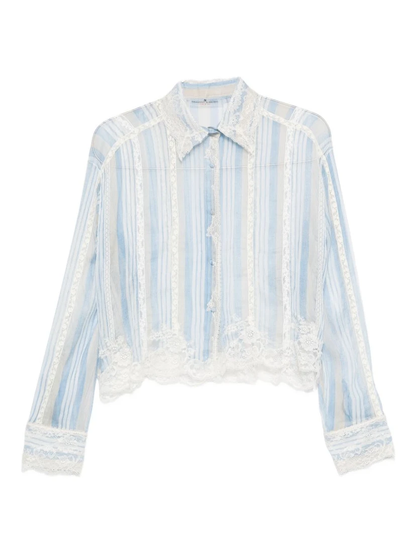 Ermanno Scervino Shirts Light Blue