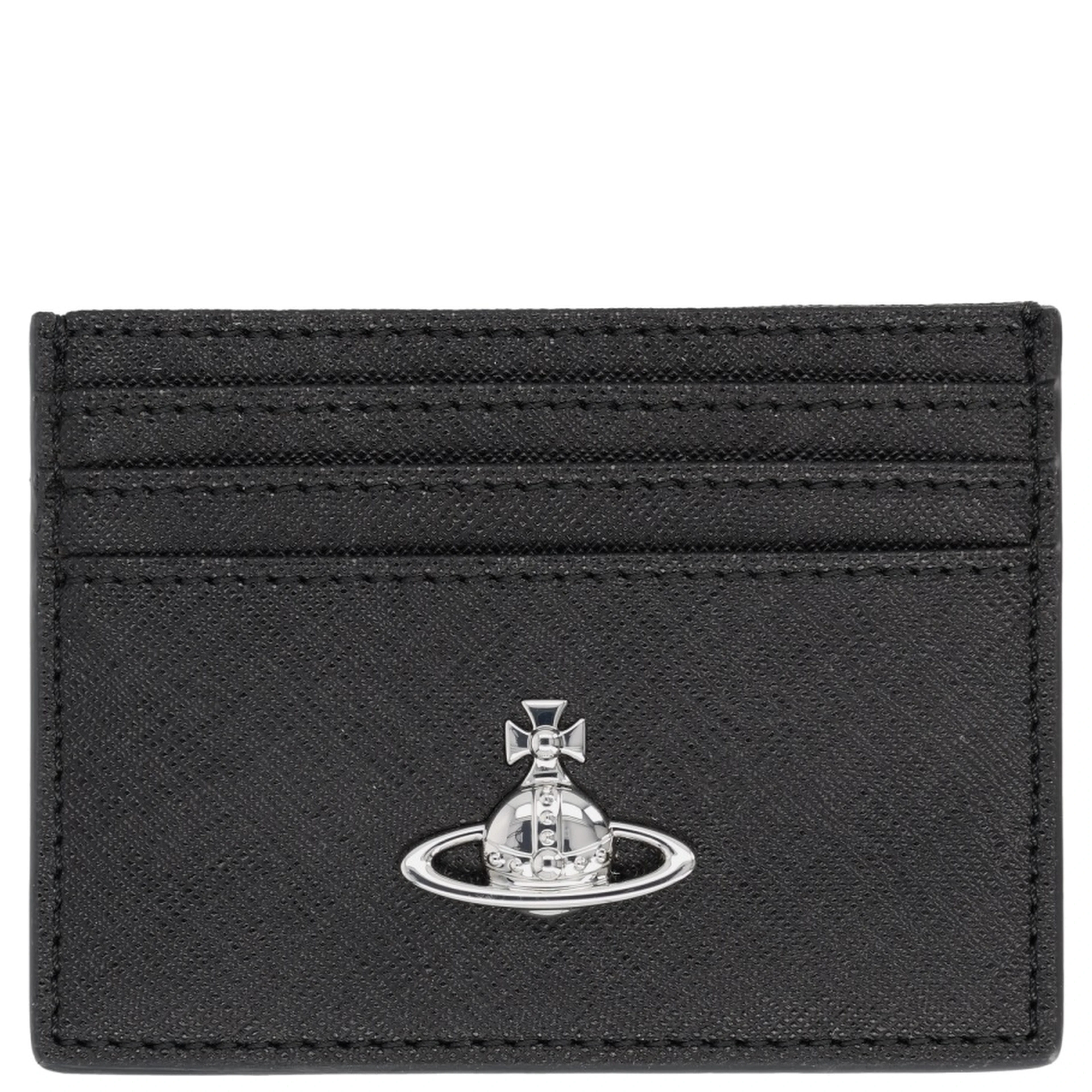 "FLAT" CARD HOLDER WITH "ORB" DETAIL
