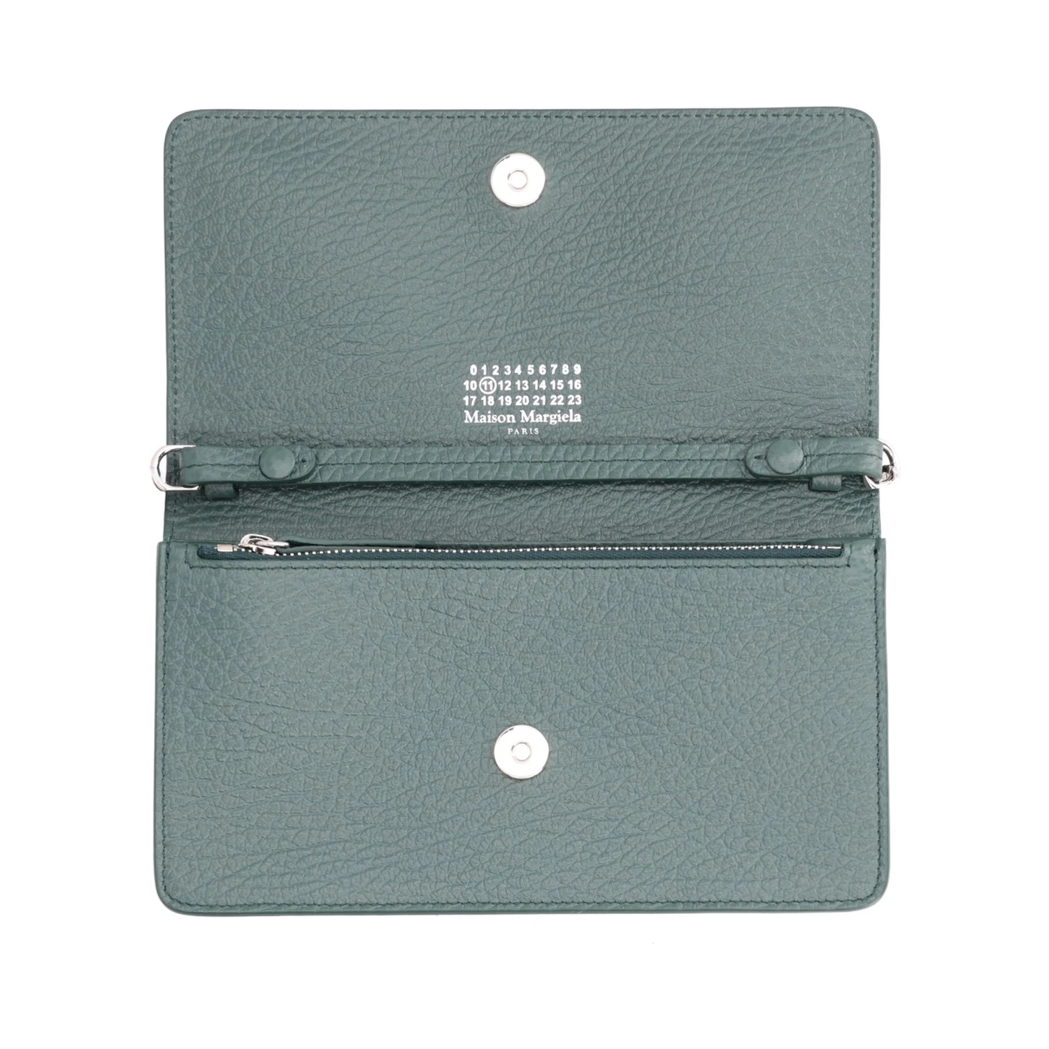 "FOUR STITCHES" WALLET WITH CHAIN