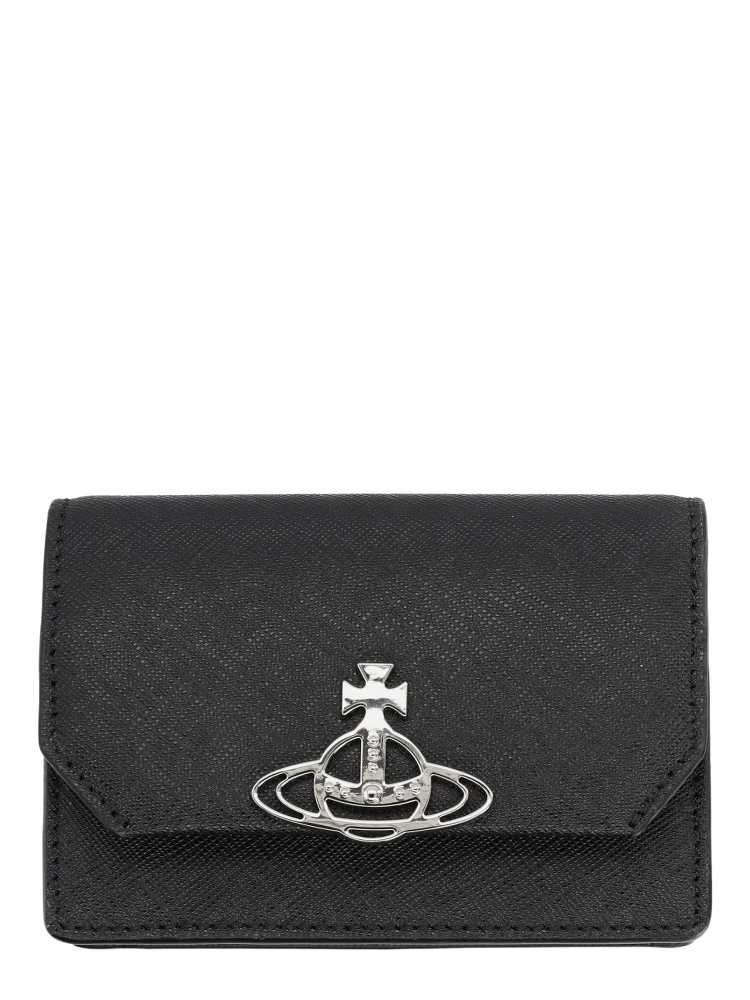 CARD HOLDER WITH "ORB" DETAIL