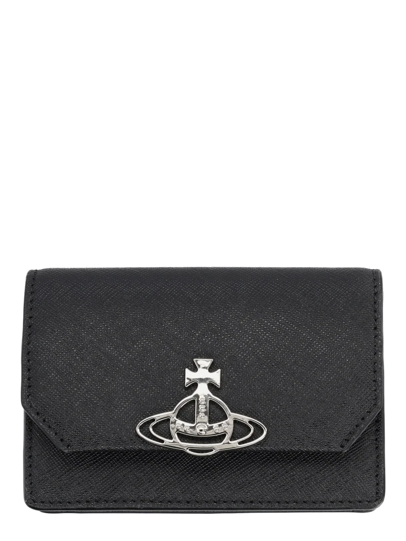 CARD HOLDER WITH "ORB" DETAIL