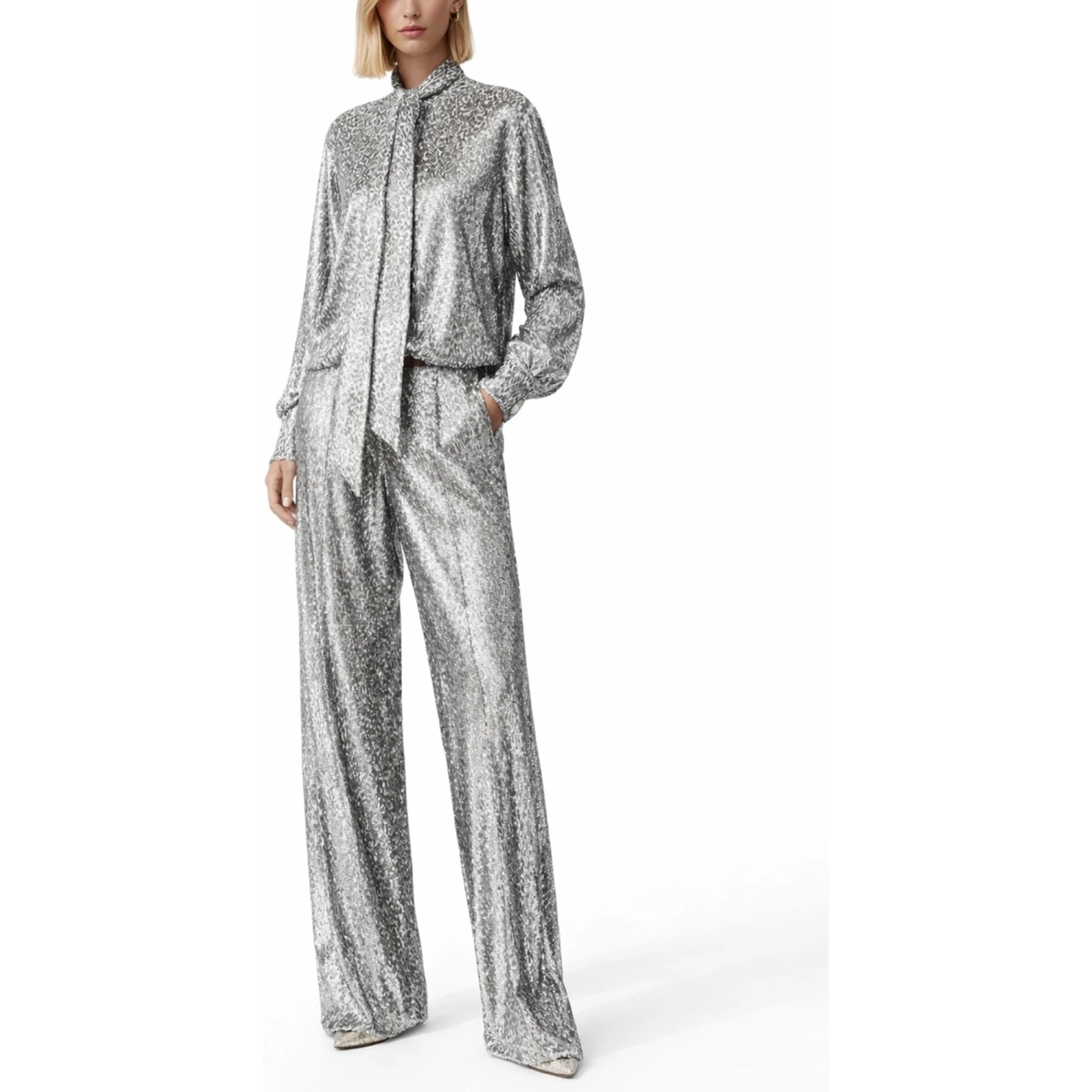 PANTS IN "FIL COUPÉ"