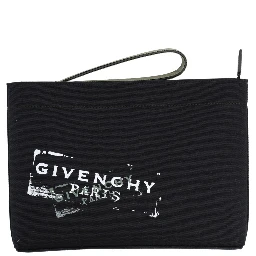 CLUTCH BAG WITH LOGO