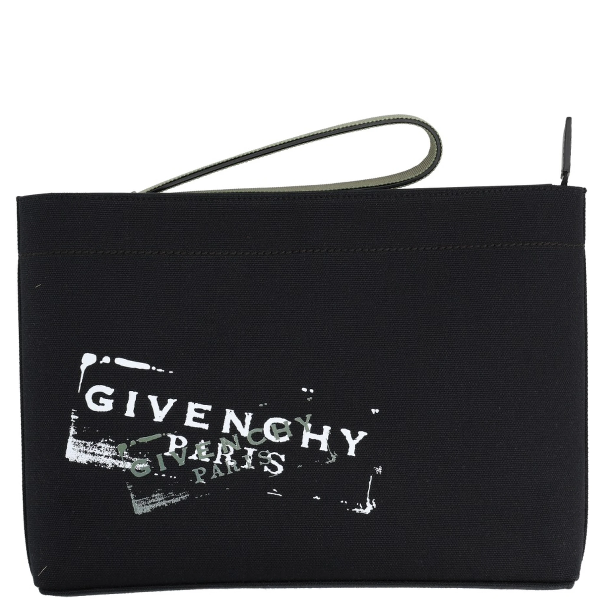 CLUTCH BAG WITH LOGO