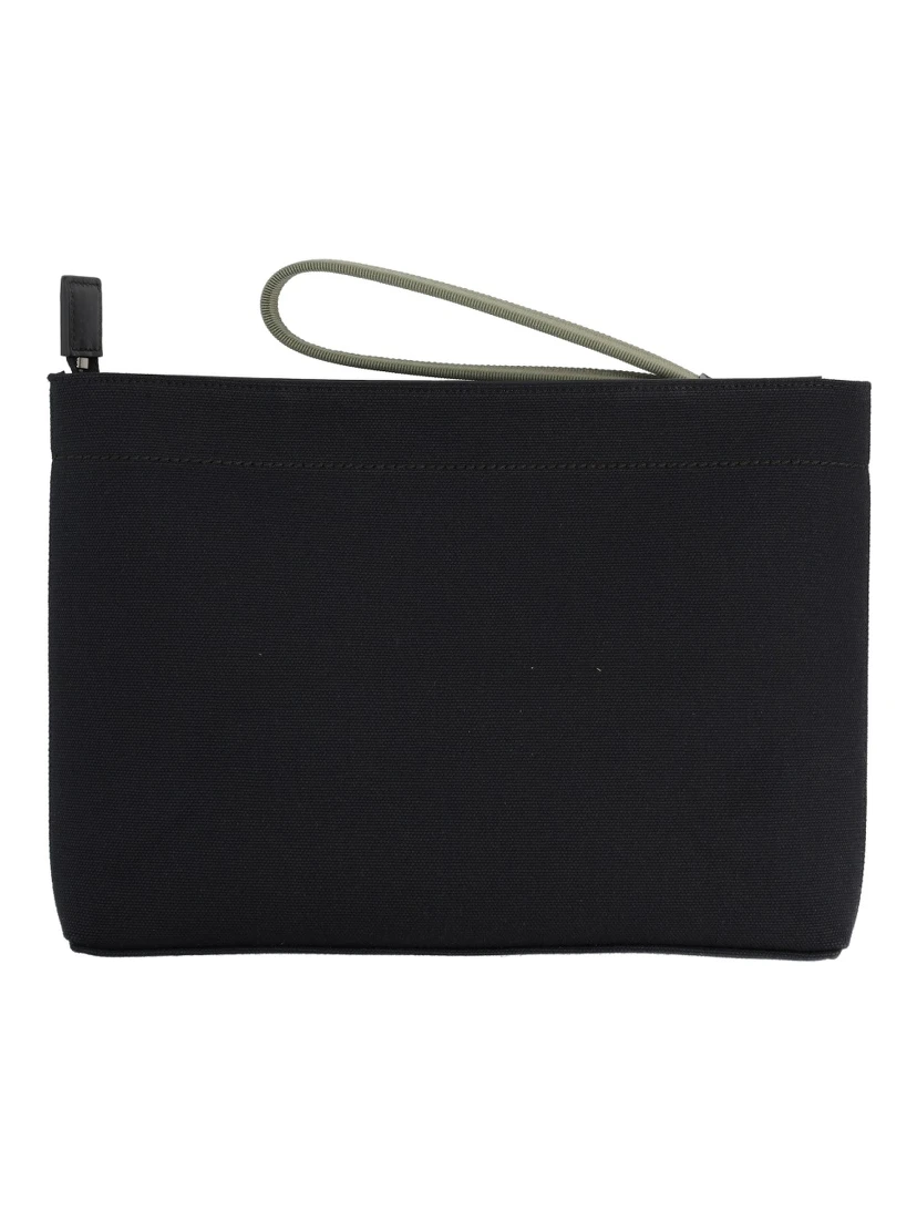 CLUTCH BAG WITH LOGO