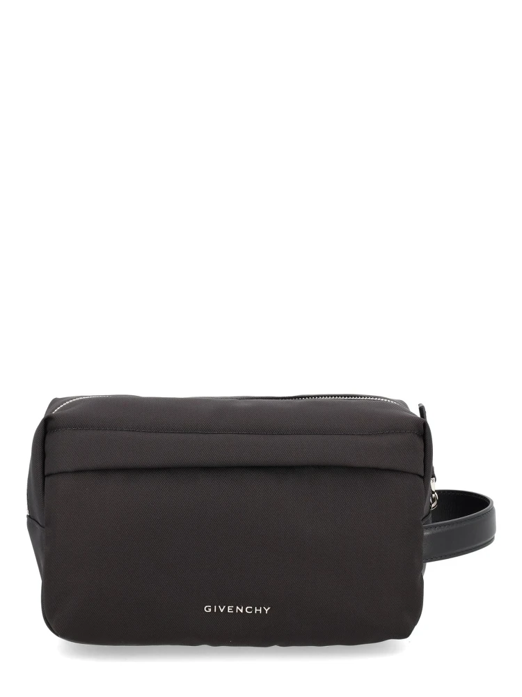 CLUTCH BAG WITH LOGO