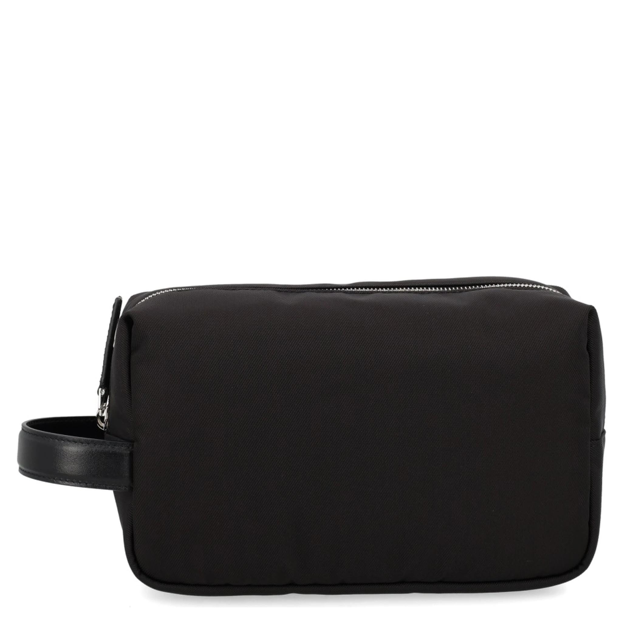 حقيبة يد صغيرة مزينة بشعار