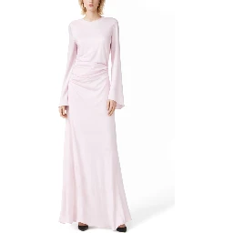 LONG DRESS WITH DRAPE