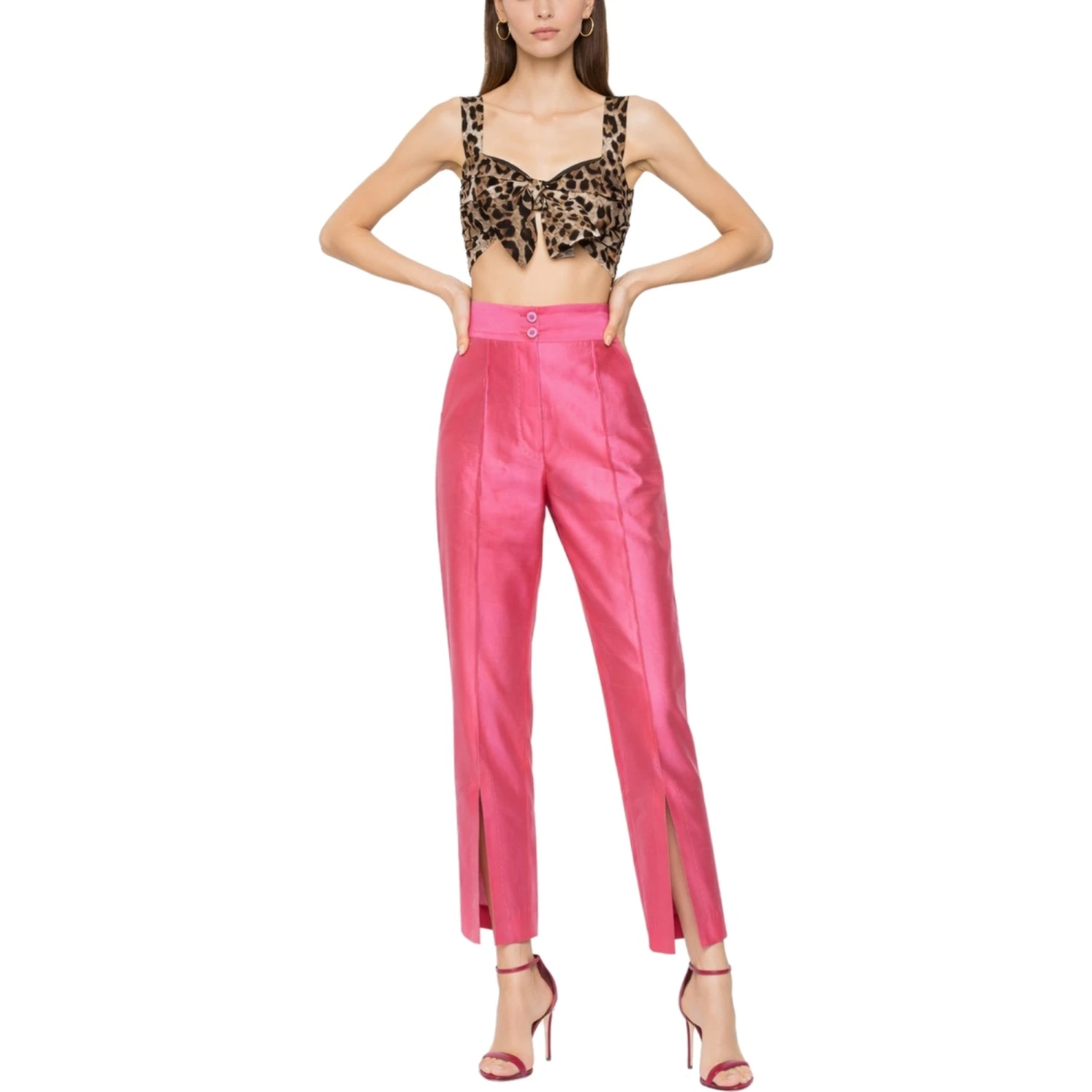 TOP CON STAMPA LEOPARDATA