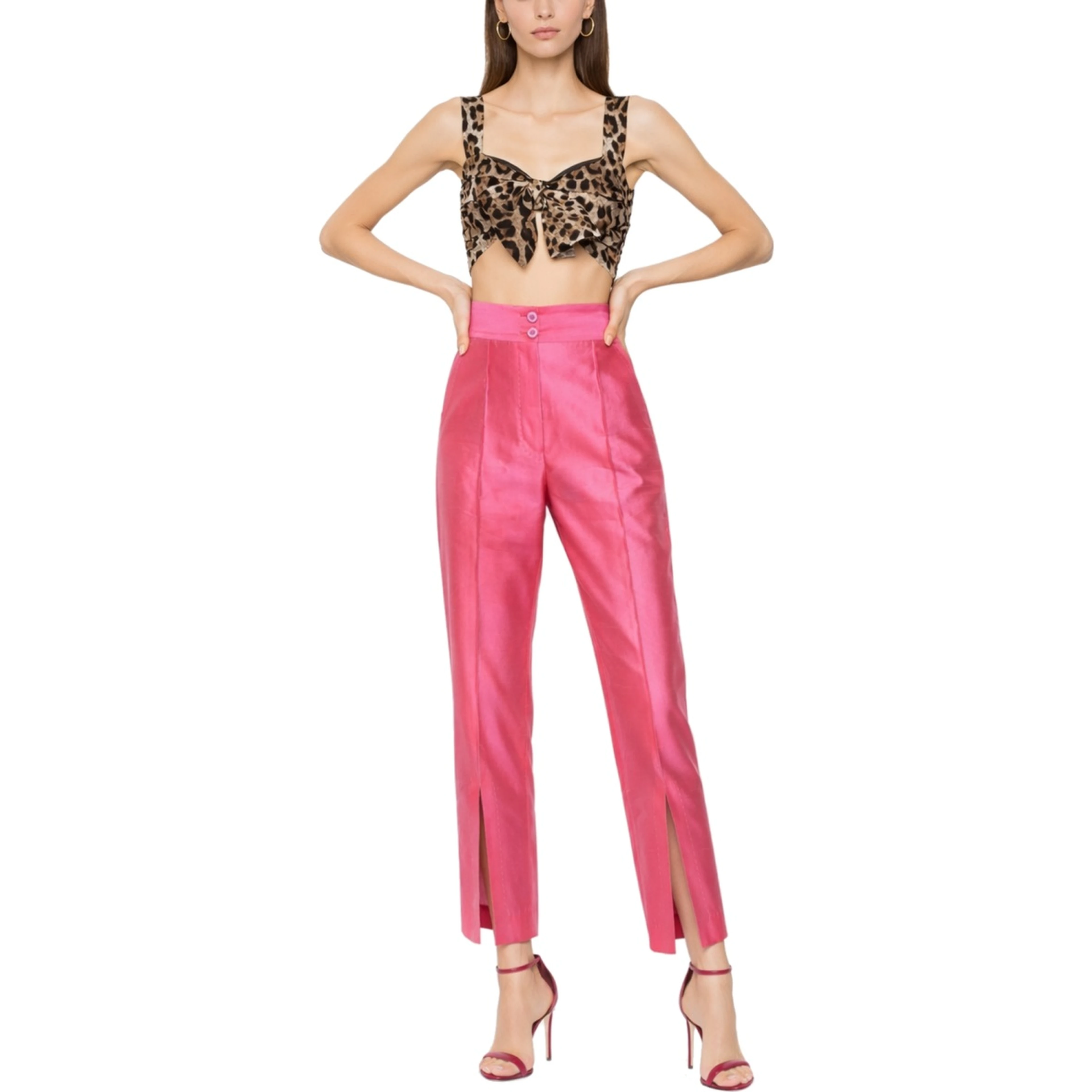 TOP CON STAMPA LEOPARDATA