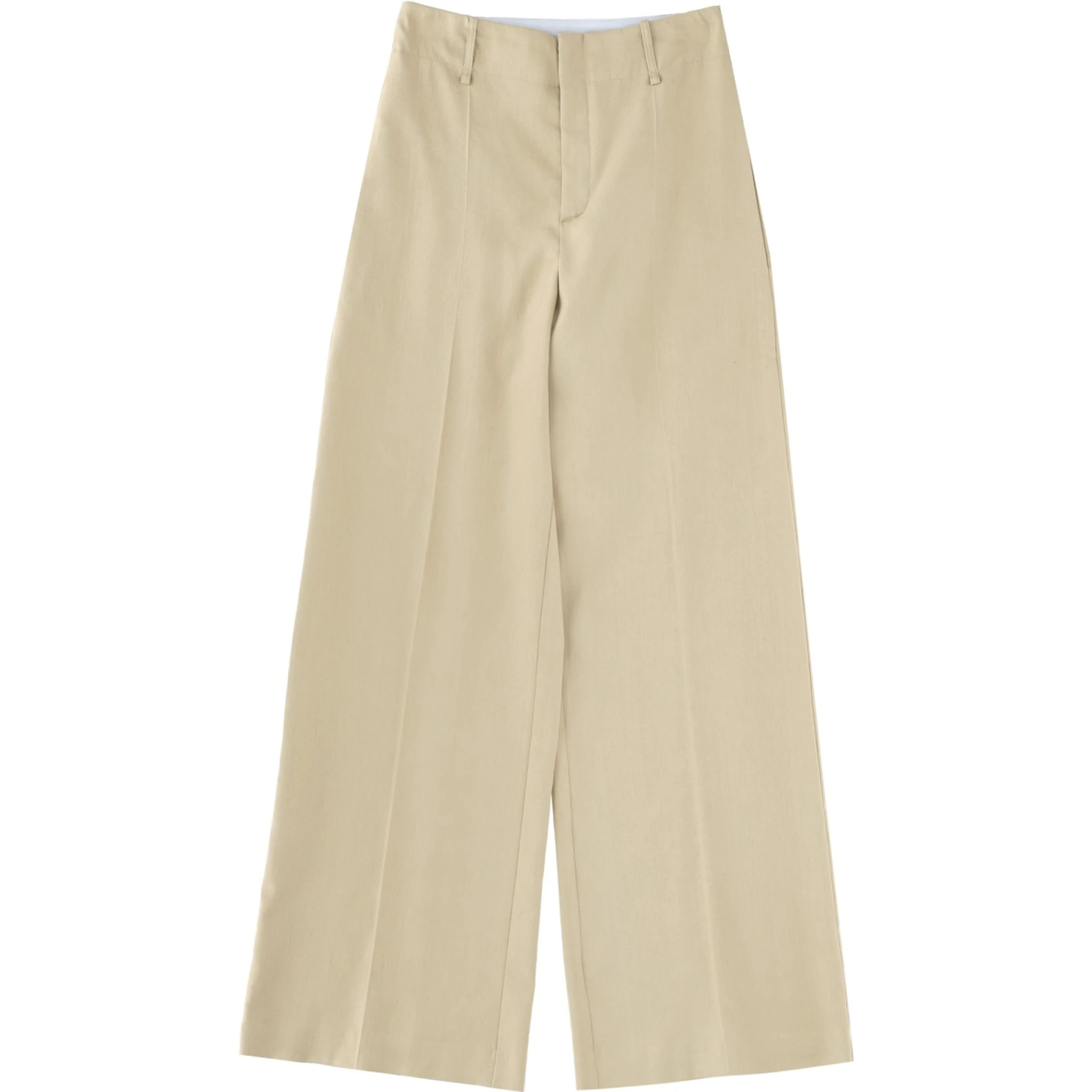 LINEN BLEND TAILORED PANTS