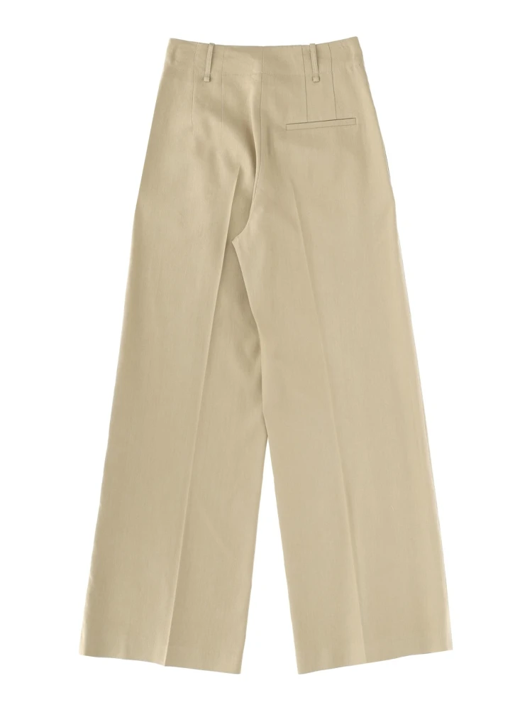 LINEN BLEND TAILORED PANTS alternative