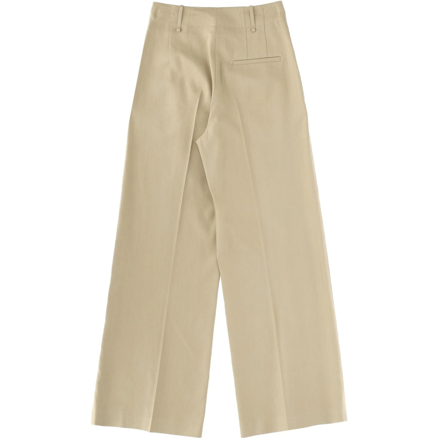 LINEN BLEND TAILORED PANTS