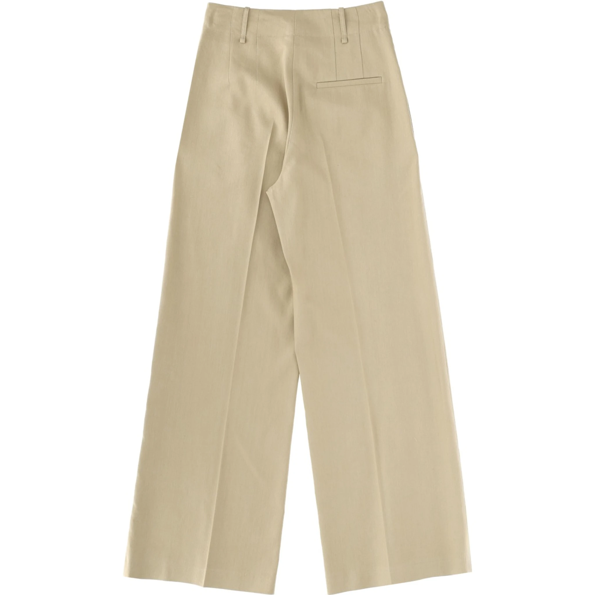 LINEN BLEND TAILORED PANTS