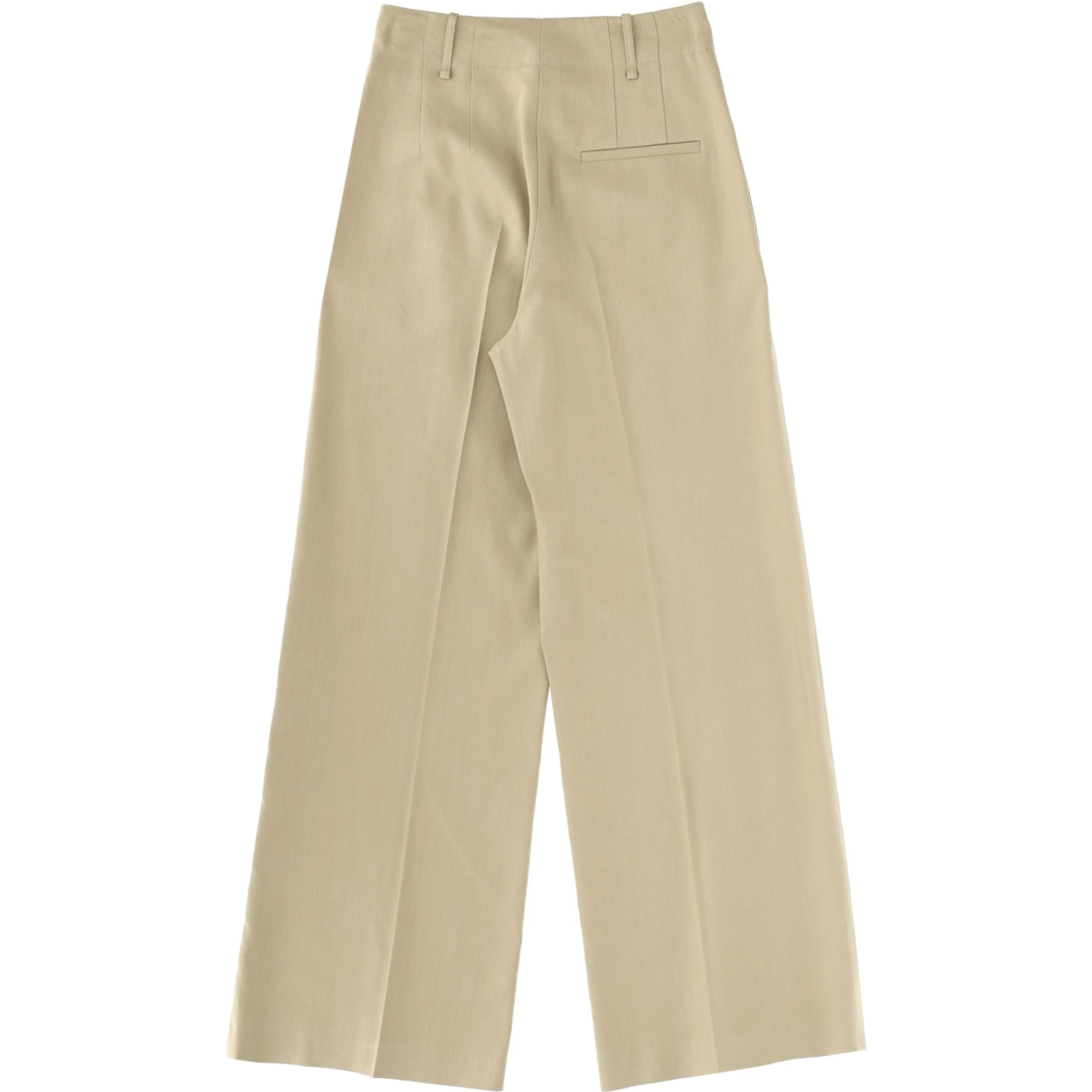 LINEN BLEND TAILORED PANTS