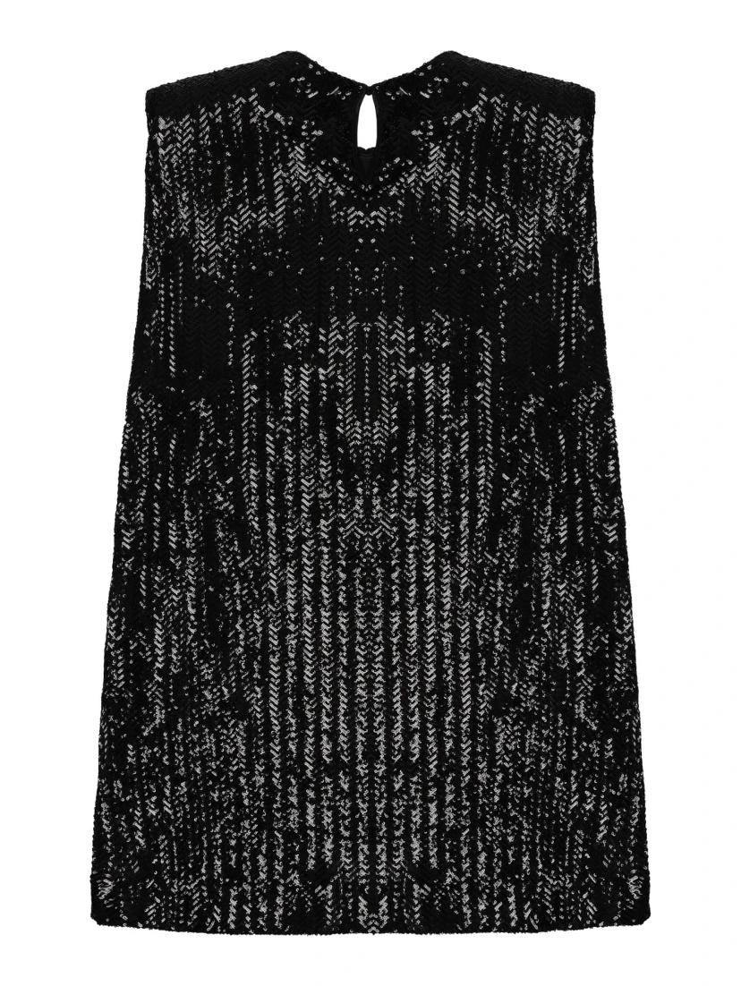 MINI DRESS WITH SEQUINS