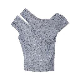 ASYMMETRICAL TOP WITH RHINESTONES